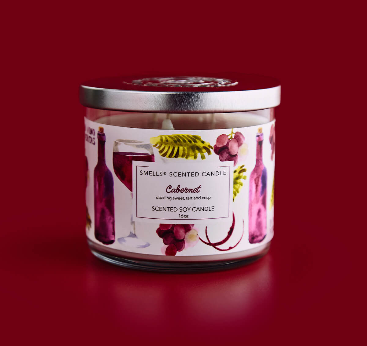 Cabernet 3-Wick Scented Candle, 16 oz