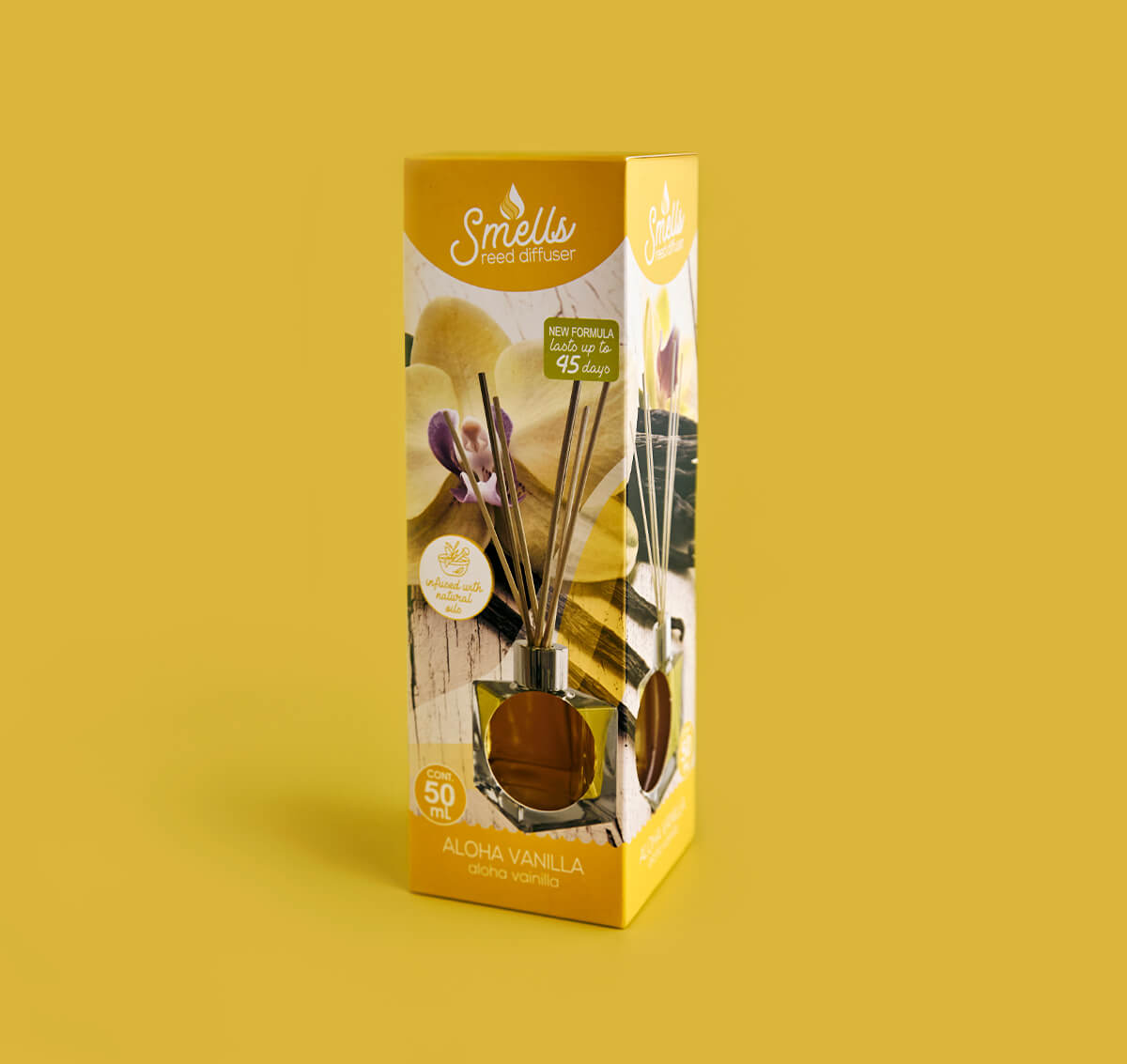 Aloha Vanilla Reed Diffuser, 50 ml
