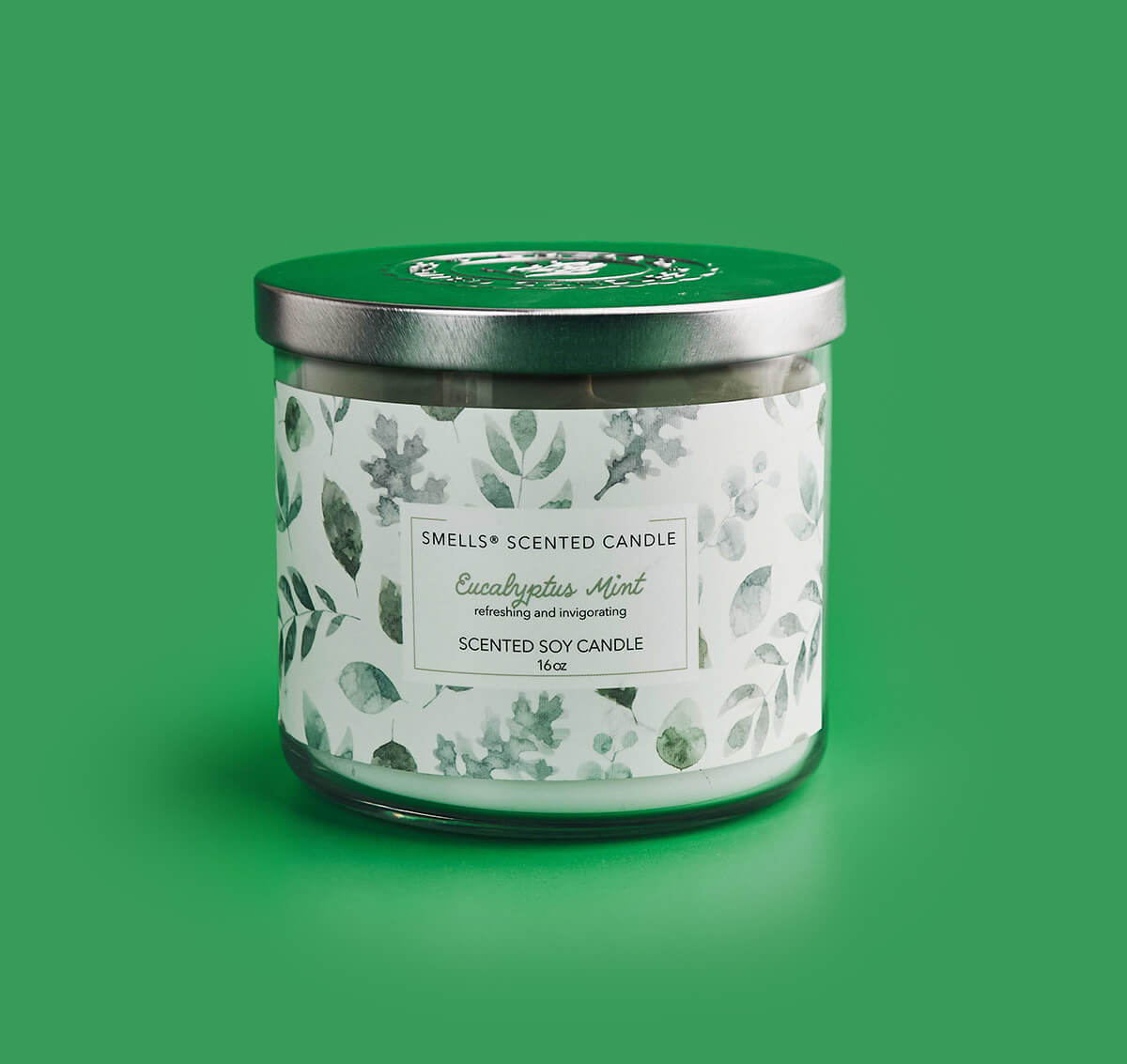 Eucalyptus Mint 3-Wick Scented Candle, 16 oz