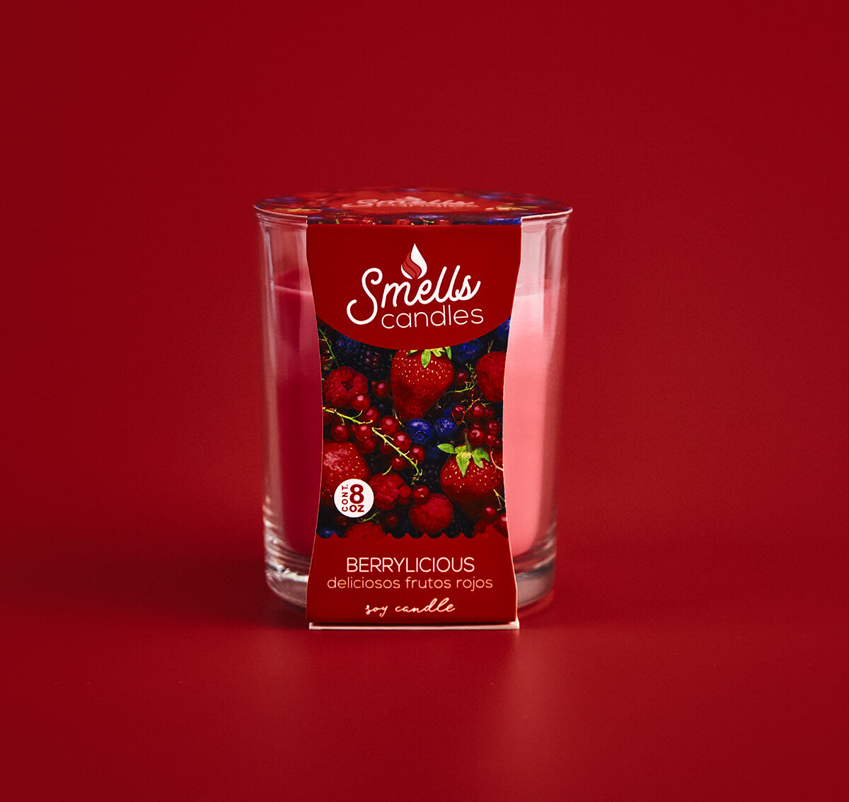 Berrylicious Single Wick Scented Candle, 8 oz