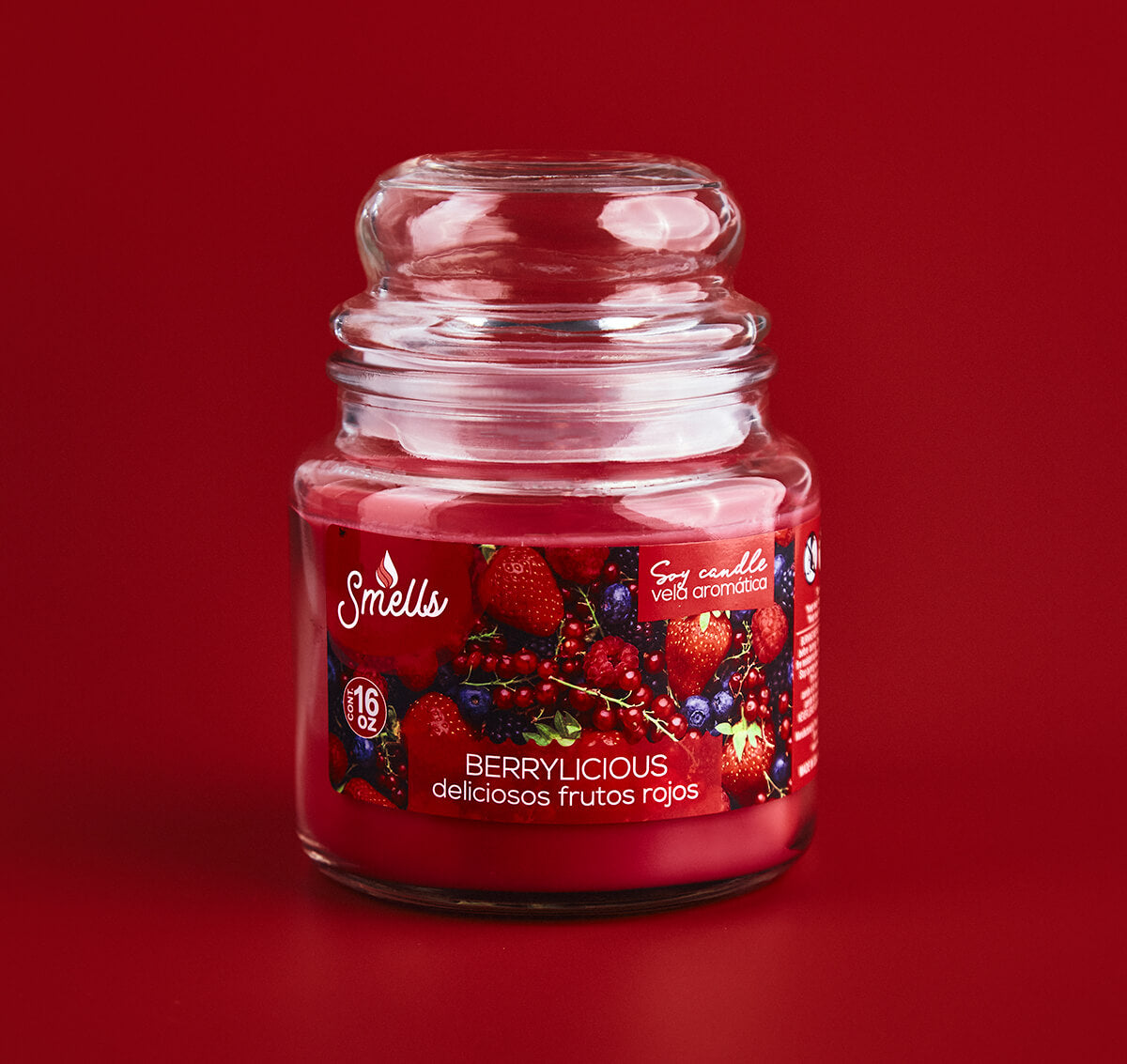 Berrylicious Single Wick Scented Candle, 16 oz