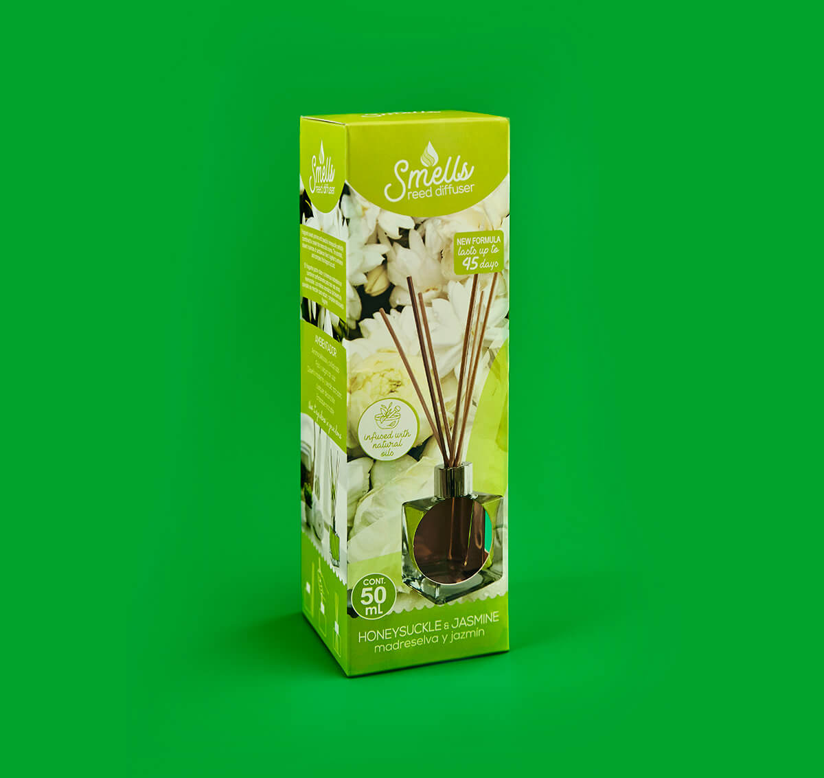 Honeysuckle & Jasmine Reed Diffuser, 50 ml