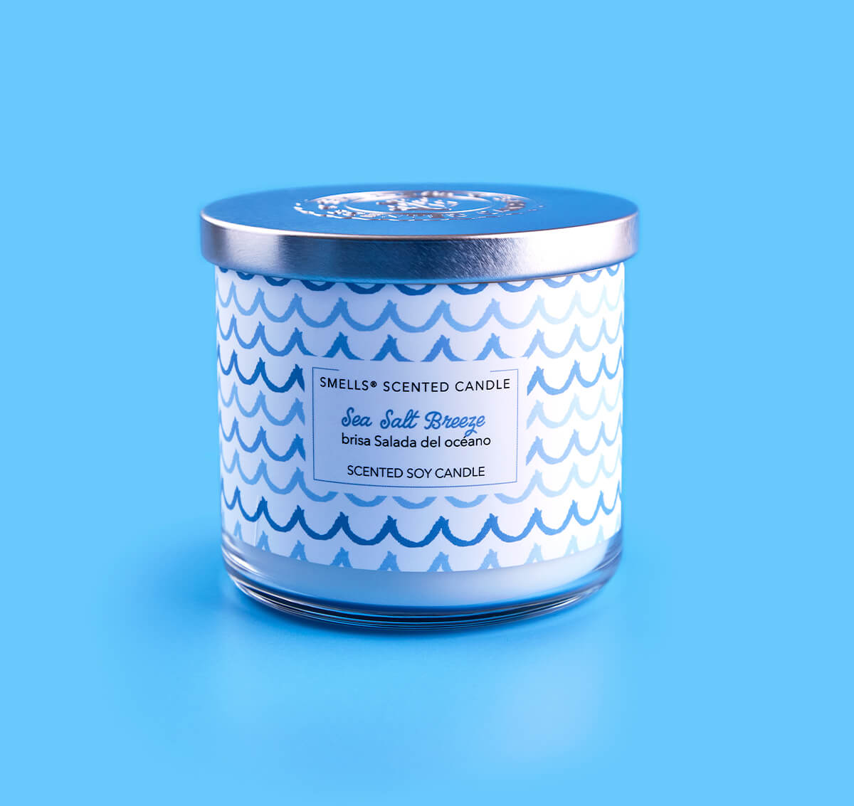 Sea Salt Breeze 3-Wick Scented Candle, 16 oz