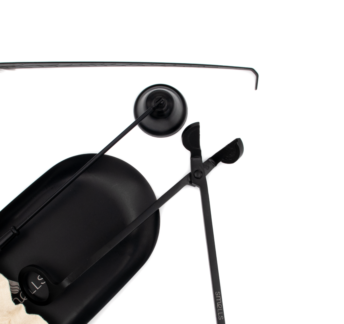 Candle Care Accessory 4 in 1, Matte Black