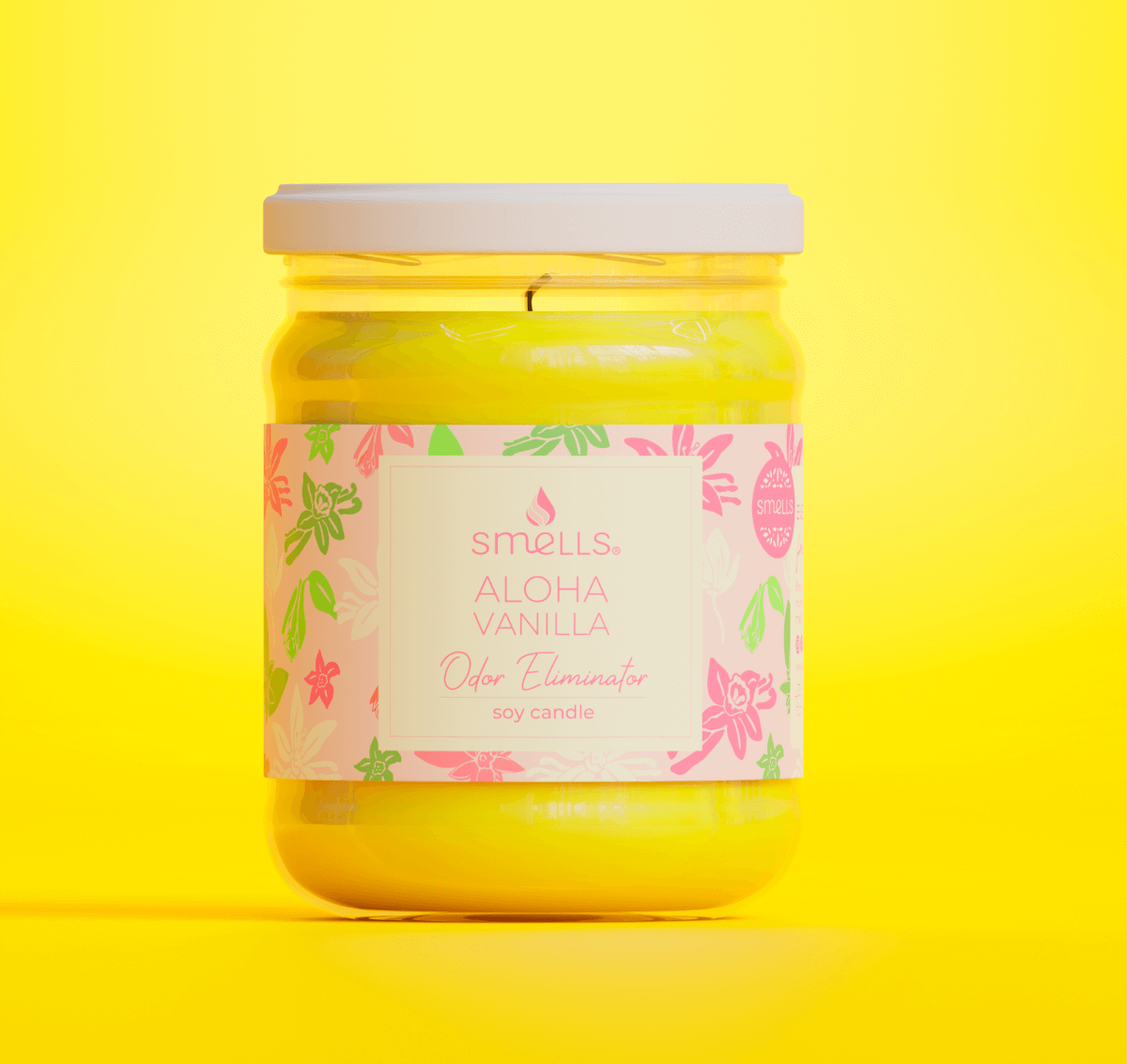 Aloha Vanilla Odor Eliminator Scented Candle, 12 oz