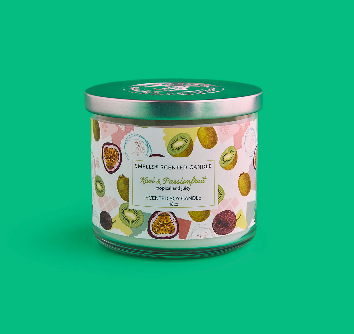 Kiwi & Passionfruit 3-Wick Scented Candle, 16 oz