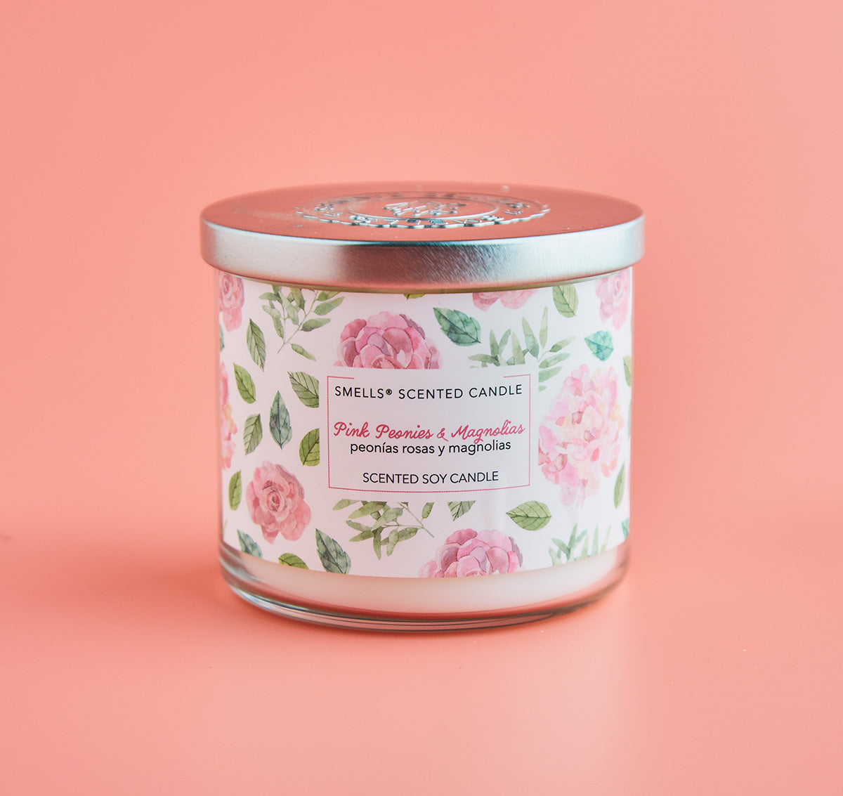 Pink Peonies & Magnolias 3-Wick Scented Candle, 16 oz